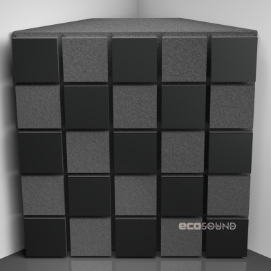 Купить бас ловушка ecosound tetras acoustic wood hdf-black 50 х 50 см 150 мм черная по низкой цене
