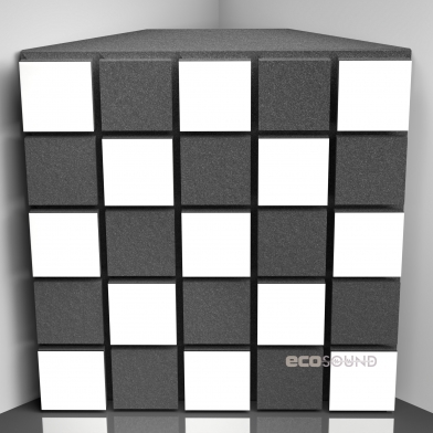 Купить бас ловушка ecosound tetras acoustic wood hdf-white 50 х 50 см 150 мм белая по низкой цене