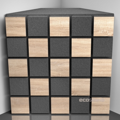 Купить бас ловушка ecosound tetras acoustic wood lt-sonoma-oak 50 х 50 см 150 мм латте по низкой цене