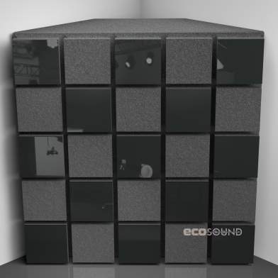 Купить бас ловушка ecosound tetras acoustic plastic black 50 х 50 см 150 мм черный пластик по низкой цене