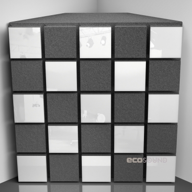 Купить бас ловушка ecosound tetras acoustic plastic white 50 х 50 см 150 мм белый пластик по низкой цене