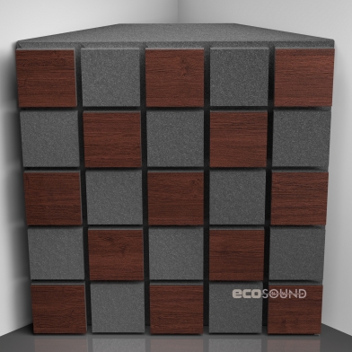 Купить бас ловушка ecosound tetras acoustic wood wenge 50 х 50 см 150 мм коричневая по низкой цене