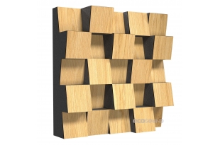 Акустичний дифузор-розсіювач Ecosound EcoDiff Sherwood-Oak 50 х 50 см 103 мм світлий дуб
