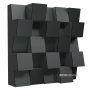 Купить акустический диффузор-рассеиватель ecosound ecodiff hdf-black 50 х 50 см 153 мм черный по низкой цене