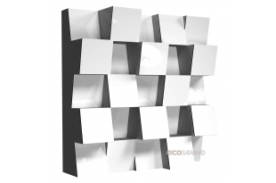 Акустичний дифузор-розсіювач Ecosound EcoDiff Plastic White 50 х 50 см 153 мм білий пластик