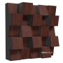Купить акустический диффузор-рассеиватель ecosound ecodiff wenge 50 х 50 см 153 мм темно-коричневый по низкой цене