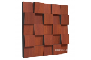 Акустичний дифузор-розсіювач Ecosound EcoDiff Apple-Locarno 50 х 50 см 53 мм коричневий