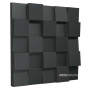 Купить акустический диффузор-рассеиватель ecosound ecodiff hdf-black 50 х 50 см 53 мм черный по низкой цене