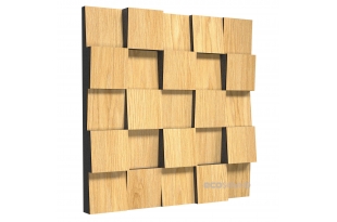 Акустичний дифузор-розсіювач Ecosound EcoDiff Sherwood-Oak 50 х 50 см 53 мм світлий дуб