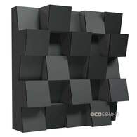 Акустичний дифузор-розсіювач Ecosound Ecodiff SM HDF-Black 25 х 25 см 53 мм чорний
