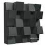 Купить акустический диффузор-рассеиватель ecosound ecodiff sm hdf-black 25 х 25 см 53 мм черный по низкой цене