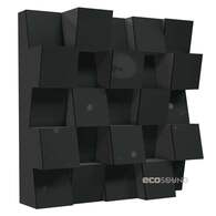 Акустичний дифузор-розсіювач Ecosound Ecodiff SM Plastic-Black 25 х 25 см 53 мм чорний пластик
