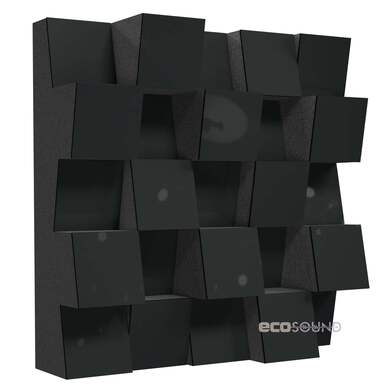 Купить акустический диффузор-рассеиватель ecosound ecodiff sm plastic-black 25 х 25 см 53 мм черный пластик по низкой цене