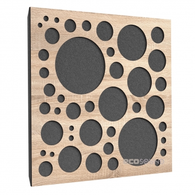 Купить акустическая панель ecosound ecobubble apple-locarno 50 х 50 см 33 мм коричневая по низкой цене