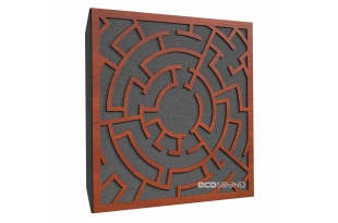 Акустична панель Ecosound Labyrinth Apple-Locarno 50 х 50 см 33 мм коричневий