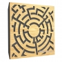 Купить акустическая панель ecosound labyrinth-full sherwood-oak 50 х 50 см 33 мм светлый дуб по низкой цене
