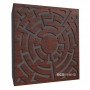 Купить акустическая панель ecosound labyrinth-full wenge 50 х 50 см 33 мм темно-коричневый по низкой цене