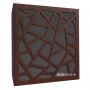 Купить акустическая панель ecosound ecoart-medium wenge 50 х 50 см 33 мм темно-коричневый по низкой цене