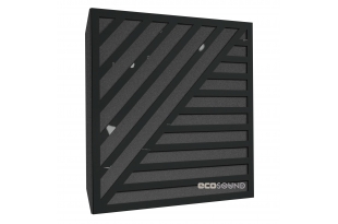 Акустична панель Ecosound Band Plastic Black 50 х 50 см 33 мм чорний пластик