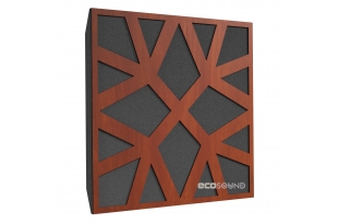 Акустична панель Ecosound Snowflake Apple-Locarno 50 х 50 см 33 мм коричневий