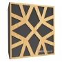 Купить акустическая панель ecosound snowflake sherwood-oak 50 х 50 см 33 мм светлый дуб по низкой цене