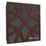 Купить акустическая панель ecosound snowflake wenge 50 х 50 см 33 мм темно-коричневый по низкой цене