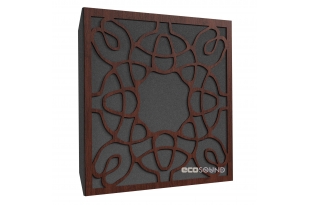 Акустична панель Ecosound Acoustic Wenge 50 х 50 см 33 мм темно коричневий