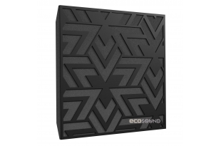 Акустична панель Ecosound Arrow HDF-Black 50 х 50 см 33 мм чорний