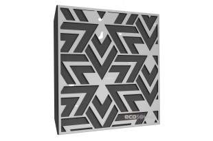Акустична панель Ecosound Arrow Plastic White 50 х 50 см 33 мм білий пластик