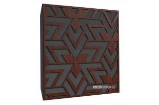 Акустична панель Ecosound Arrow Wenge 50 х 50 см 33 мм темно коричневий