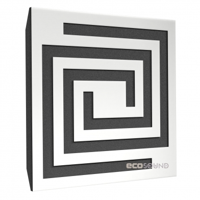 Купить акустическая панель ecosound spiral hdf-white 50 х 50 см 53 мм белый по низкой цене
