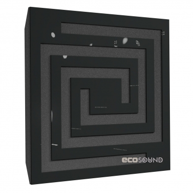Купить акустическая панель ecosound spiral plastic black 50 х 50 см 53 мм черный пластик по низкой цене