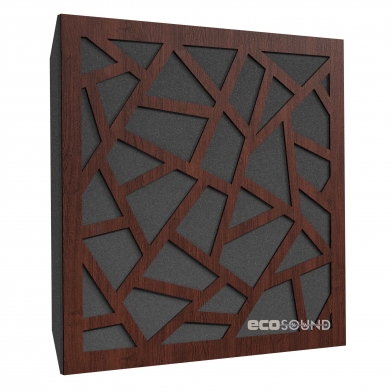 Купить акустическая панель ecosound ecoart-medium wenge 50 х 50 см 53 мм темно-коричневый по низкой цене