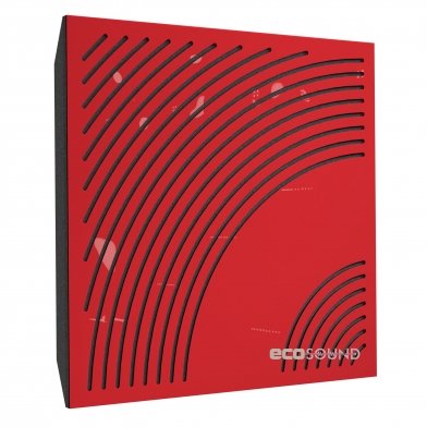 Купить акустическая панель ecosound rainbow plastic red 50 х 50 см 53 мм красный пластик по низкой цене