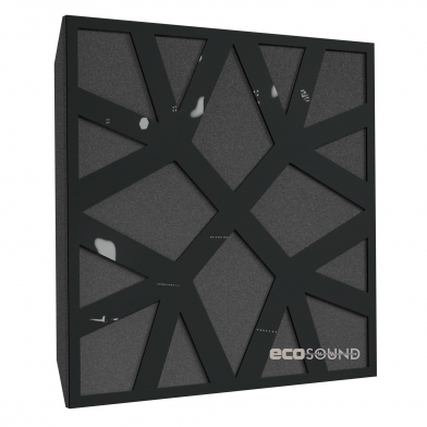 Купить акустическая панель ecosound snowflake plastic black 50 х 50 см 53 мм черный пластик по низкой цене