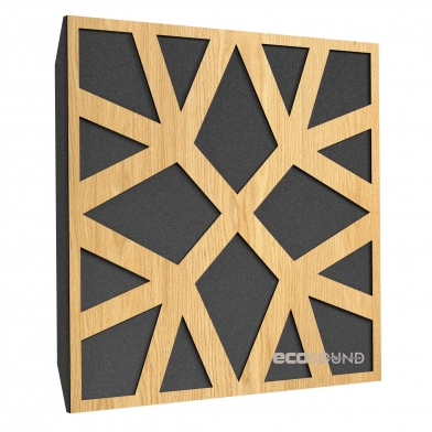 Купить акустическая панель ecosound snowflake sherwood-oak 50 х 50 см 53 мм светлый дуб по низкой цене
