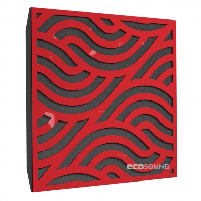 Купить акустическая панель ecosound hilsl plastic red 50 х 50 см 53 мм красный пластик по низкой цене