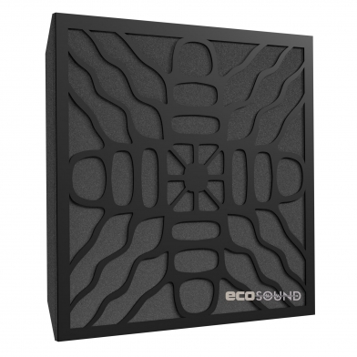 Купить акустическая панель ecosound chladni hdf-black 50 х 50 см 53 мм черный по низкой цене