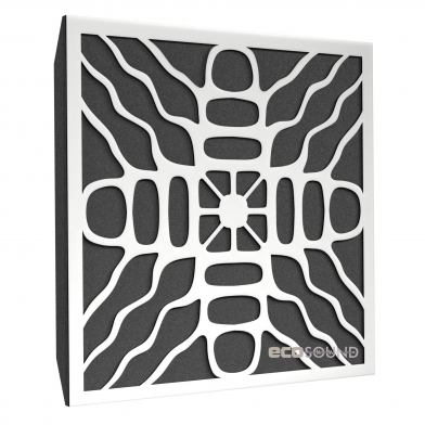 Купить акустическая панель ecosound chladni hdf-white 50 х 50 см 53 мм белый по низкой цене