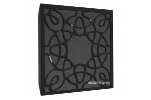 Акустична панель Ecosound Acoustic Plastic Black 50 х 50 см 53 мм чорний пластик