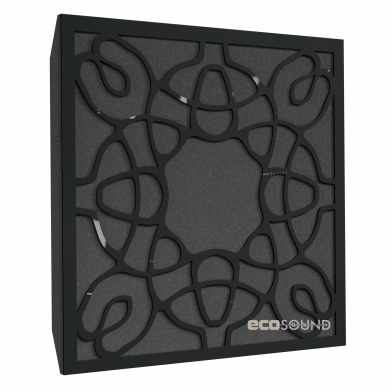 Купить акустическая панель ecosound acoustic plastic black 50 х 50 см 53 мм черный пластик по низкой цене