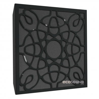 Купить акустическая панель ecosound magic plastic black 50 х 50 см 53 мм черный пластик по низкой цене