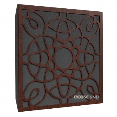 Купить акустическая панель ecosound magic wenge 50 х 50 см 53 мм темно-коричневый по низкой цене