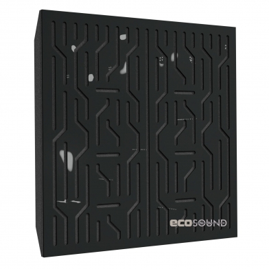 Купить акустическая панель ecosound scheme plastic black 50 х 50 см 53 мм черный пластик по низкой цене