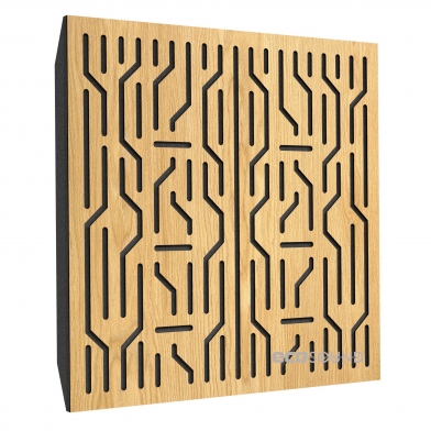 Купить акустическая панель ecosound scheme sherwood-oak 50 х 50 см 53 мм светлый дуб по низкой цене