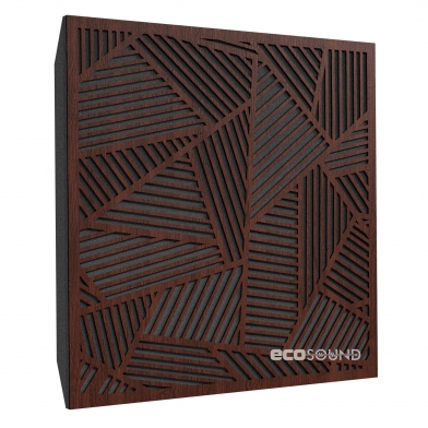 Купить акустическая панель ecosound field wenge 50 х 50 см 53 мм темно-коричневый по низкой цене