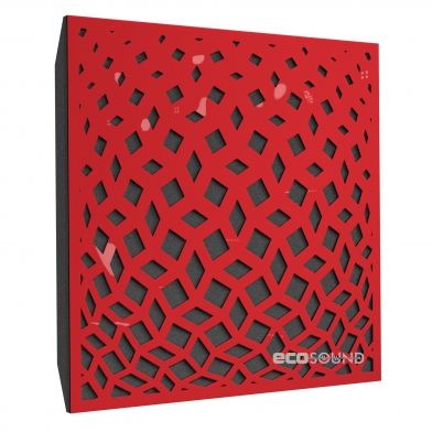 Купить акустическая панель ecosound chips plastic red 50 х 50 см 53 мм красный пластик по низкой цене