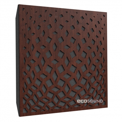 Купить акустическая панель ecosound chips wenge 50 х 50 см 53 мм темно-коричневый по низкой цене