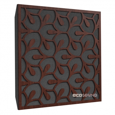 Купить акустическая панель ecosound fan wenge 50 х 50 см 53 мм темно-коричневый по низкой цене