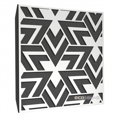 Купить акустическая панель ecosound arrow hdf-white 50 х 50 см 53 мм белый по низкой цене